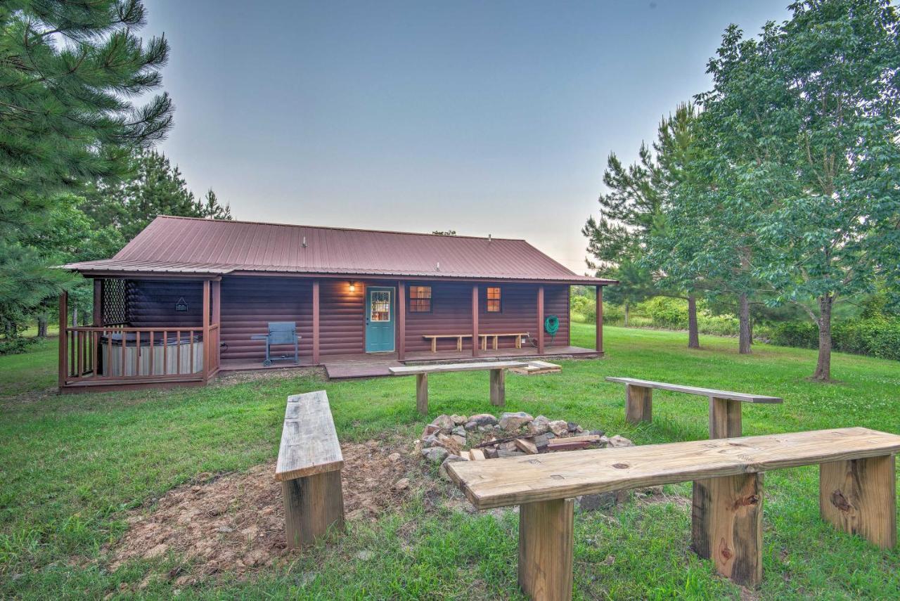 Broken Bow Starlight Cabin With Private Hot Tub! Eksteriør billede