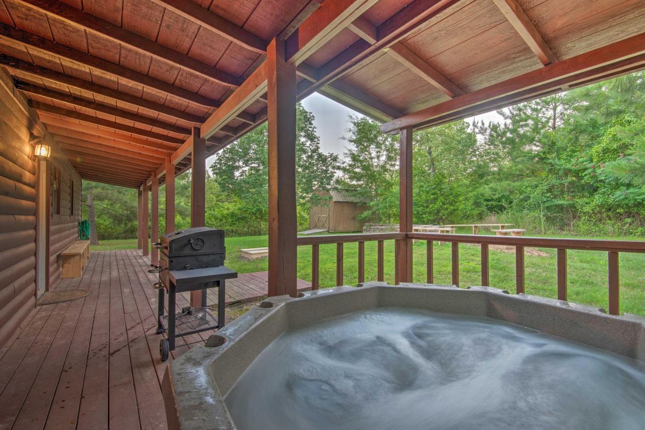 Broken Bow Starlight Cabin With Private Hot Tub! Eksteriør billede